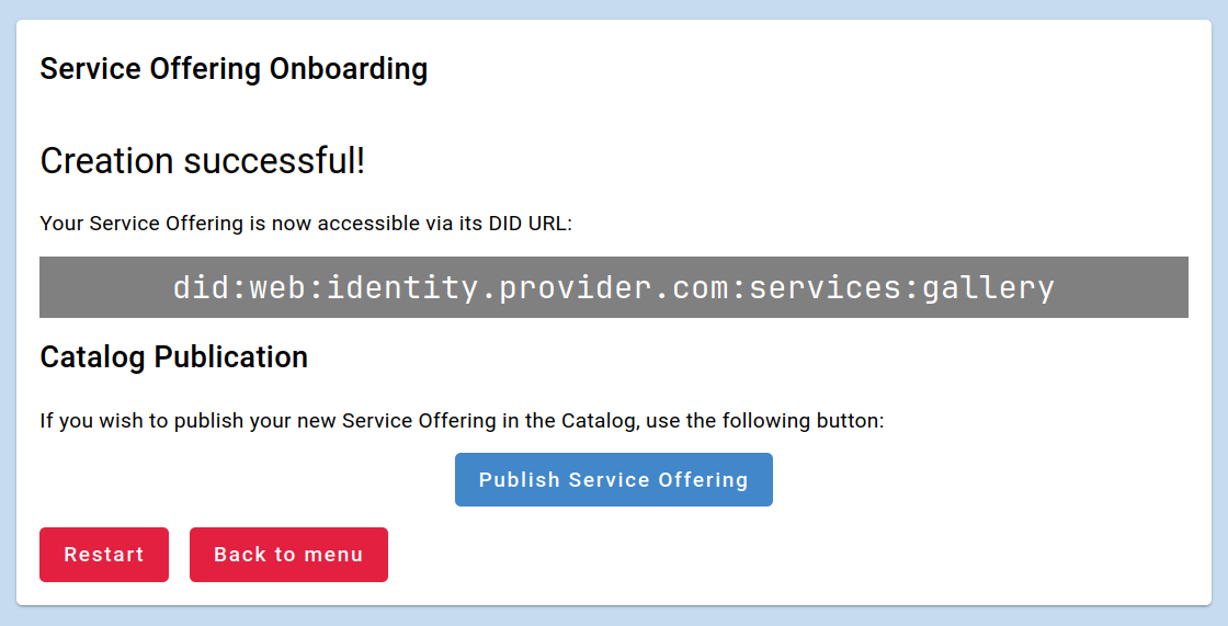 Onboarding complete